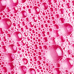 Soap suds on pink background